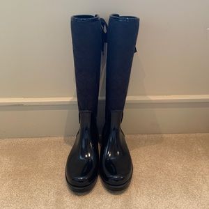 Coach rain boots! Size 8 perfect condition